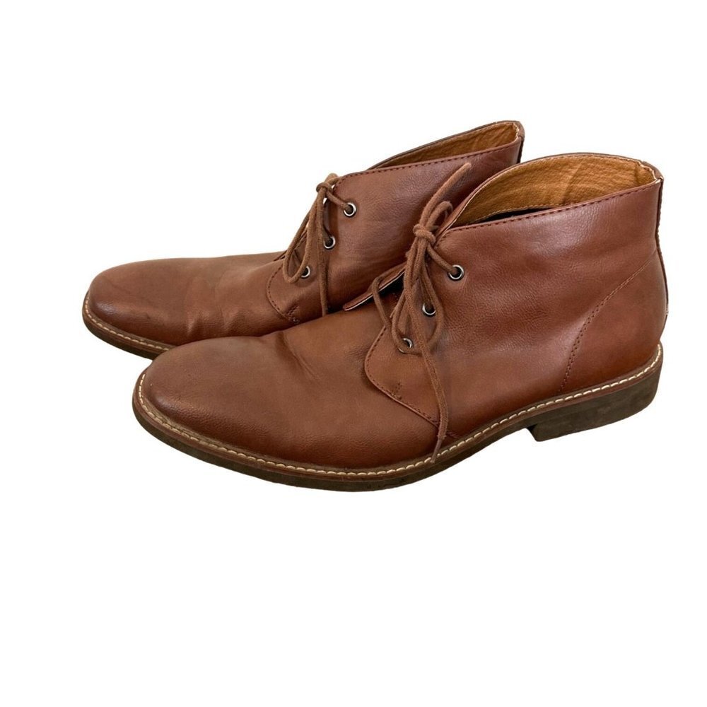 Mens Guess Joey Classic Boots Brown Lace Up Sz 12 Eu 45.5 Sku 2662